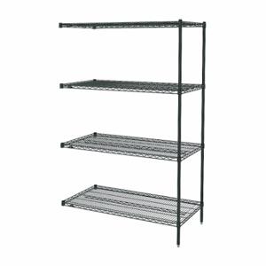 METRO 4/2472NDSG,2/63PDSG Wire Shelving Unit, Add-On, 72 Inch x 24 Inch, 63 Inch Overall Height, 4 Shelves | CT3CEN 8UJT9