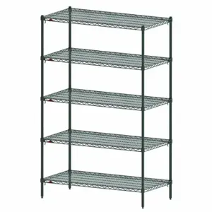 METRO 5A557K3 Wire Shelving, Shelf, Metal, Adjustable Shelving, Starter, 48 Inch x 24 Inch | CT3BZJ 60YT84