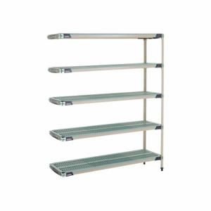 METRO 5AX367GX3 Plastic Industrial Shelving, 18 Inch x 60 Inch, 74 Inch Overall Height, 5 Shelves | CT3CBC 60YU50