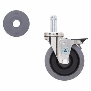 METRO 5MBESD Replacement Caster For Wire Shelving, 5 Inch Wheel Dia, 200 Lb | CT3BQD 39F246