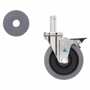 METRO 5MBESD Replacement Caster For Wire Shelving, 5 Inch Wheel Dia, 200 Lb | CT3BQD 39F246