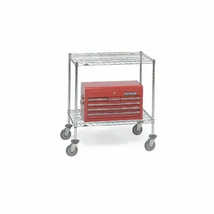 METRO 65127-IP Wire Cart 18 Inch Width 48 Inch Length Wire | AC9RLD 3JHP6