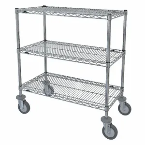 METRO 65134-IP Table Truck 3 Shelf 39x60x30 | AF4GZJ 8WRU3