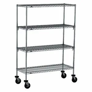 METRO Cart 2B Adjustable Shelf Wire Cart 18 Inch Width | AB9RJK 2EWR6