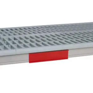 METRO CSM6-RX Color Shelf Marker, MetroMax i Series, 6 Inch Overall Width, 1 1/2 Inch Overall Height | CT3BWE 60YV19