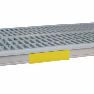 METRO CSM6-YX Color Shelf Marker, MetroMax i Series, 6 Inch Overall Width, 1 1/2 Inch Overall Height | CT3BWG 60YV15
