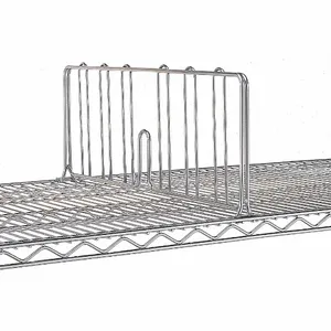 METRO DD18C Shelf Divider 8 H x 18 Inch Width - Pack Of 6 | AE4EJR 5JNW4