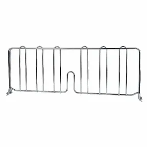 METRO DD24C-1PK Shelf Divider 8 x 24 Chrome Plated | AF6BJP 9VZV1