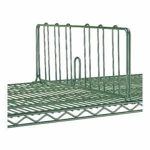 METRO DD24K3 Shelf Divider 24 Inch Width Green - Pack Of 6 | AE4EJU 5JNW8