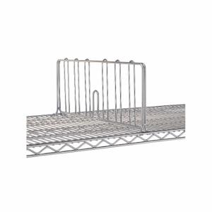 METRO DD36C Shelf Divider, 36 x 2 x 8 Inch Size, Steel, Silver, Chrome | CT3BVW 48GG02