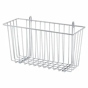 METRO H209C Storage Basket Steel Silver 13-3/8x5x7 | AF3XAL 8DX44