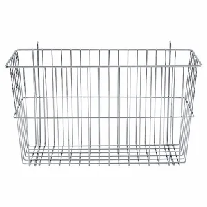 METRO H212C Storage Basket Silver 17-3/8 x 7-1/2 X10 | AF4BLK 8NNG5