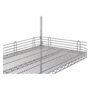 METRO L42N-4C Ledge, Chrome, 42Lx4H, Ea, 42 Inch Size x 1 1/2 Inch Size x 5 1/2 in, Steel, Silver | CT3BVH 39F332