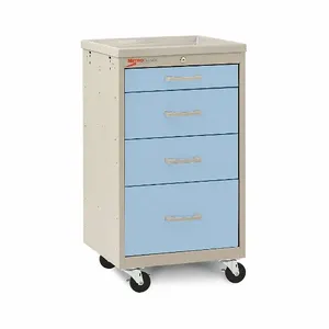 METRO MBC1210TL-SB Compact Cart Steel/polymer Taupe/blue | AC8PDG 3CWJ7