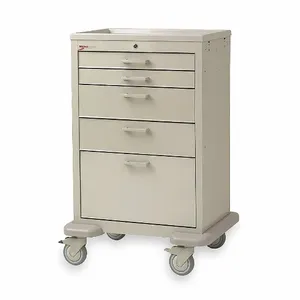 METRO MBX2201TL-LT Medical Cart, Steel, 5 Shelves, 45 Height, 24-1/4 Width, 30 Depth | AC8PCU 3CWH4