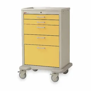 METRO MBX2201TL-YE Medical Cart Steel/polymer Taupe/yellow | AC8PCX 3CWH7