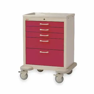 METRO MBX3110TL-RE Medical Cart Steel/polymer Red/lt.taupe | AC8PBY 3CWF3