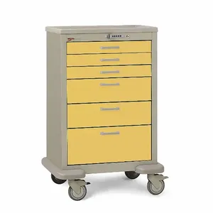 METRO MBX3210TL-YE Medicalcart Steel/polymer Taupe/yellow | AC8PCR 3CWH2