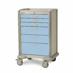 METRO MBX4101TL-SB Medical Cart Steel/polymer Taupe/blue | AC8PCK 3CWG5