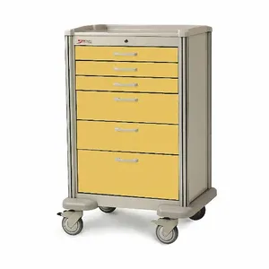 METRO MBX4101TL-YE Medical Cart Steel/polymer Taupe/yellow | AC8PCL 3CWG6