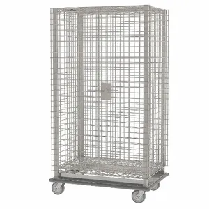 METRO MQSEC55LE Wire Security Cart Epoxy Coat 51x28x68 | AB6AGV 20W710