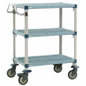 METRO MQUC2436G-35 Utility Cart Microban 41x24x39 3 Shelf | AB6AFY 20W685