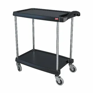 METRO MY1627-24BL Utility Cart 300 Lb Load Capacity 2 Shelves | AF8YJX 29JU25