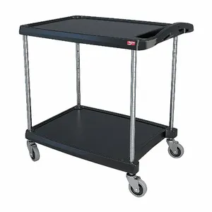 METRO MY2030-24BL Utility Cart 300 Lb Load Capacity 2 Shelves | AF8YKD 29JU31