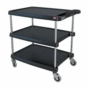 METRO MY2030-34BL Utility Cart 400 Lb Load Capacity 3 Shelves | AF8YKG 29JU34