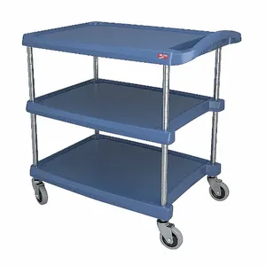 METRO MY2030-34BU Utility Cart 400 Lb Load Capacity 3 Shelves | AF8YKH 29JU35