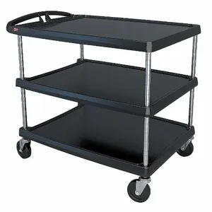 METRO MY2636-35BL Utility Cart 500 Lb Load Capacity 3 Shelves | AF8YKN 29JU40