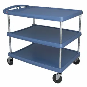 METRO MY2636-35BU Utility Cart 500 Lb Load Capacity 3 Shelves | AF8YKP 29JU41