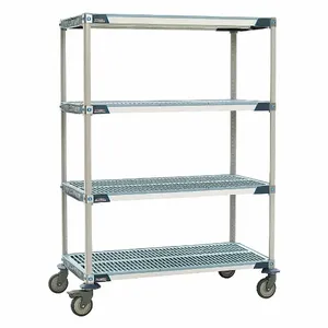 METRO X556BGX3 Utility Cart Microban 48x24x68 4 Shelf | AB6AFD 20W667