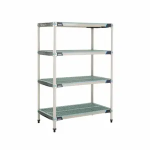 METRO X546GX3 Plastic Industrial Shelving, 24 Inch x 42 Inch, 62 Inch Overall Height, 4 Shelves | CT3CBV 60YU66