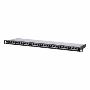 METZ CONNECT 130854C-29-E Patch Panel, Rack, Metal, RJ45, 180 Deg Mounting Angle, 24 Ports, Unequipped | CT3CLG 802L13