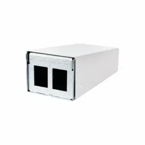 METZ CONNECT 130861-0202KE Housing, Surface, Steel, 2 Ports, Unequipped | CT3CJP 802L24