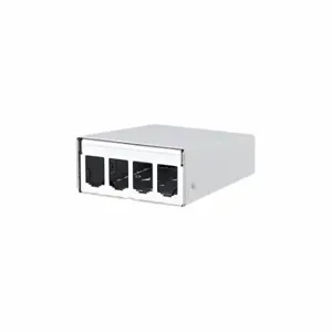 METZ CONNECT 130861-0402-E Housing, Surface, Steel, 4 Ports, Unequipped | CT3CHX 802L27