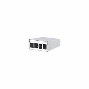 METZ CONNECT 130861-0402KE Housing, Surface, Steel, 4 Ports, Unequipped | CT3CHW 802L28