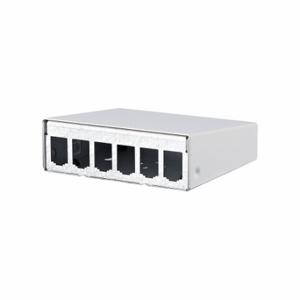 METZ CONNECT 130861-0602-E Housing, Surface, Steel, 6 Ports, Unequipped | CT3CHY 802L29