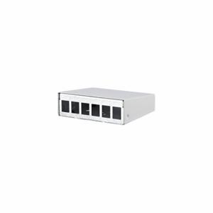 METZ CONNECT 130861-0602KE Housing, Surface, Steel, 6 Ports, Unequipped | CT3CHZ 802L30