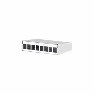 METZ CONNECT 130861-0802KE Housing, Surface, Steel, 8 Ports, Unequipped | CT3CJA 802L32