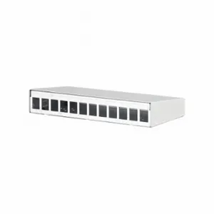 METZ CONNECT 130861-1202KE Housing, Surface, Steel, 12 Ports, Unequipped | CT3CJQ 802L34