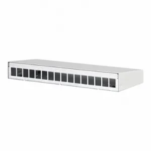 METZ CONNECT 130861-1602KE Housing, Surface, Steel, 16 Ports, Unequipped | CT3CHP 802L36