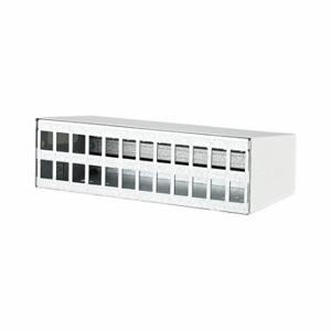 METZ CONNECT 130861-2402KE Housing, Surface, Steel, 24 Ports, Unequipped | CT3CHT 802L38