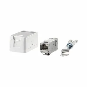 METZ CONNECT 130910D1APLKE Rj45 Keystone, Rail, 180 Deg. Mounting Angle | CT3CKA 802KY0