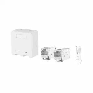 METZ CONNECT 130910D2APLKE Rj45 Keystone, Rail, 180 Deg. Mounting Angle | CT3CKB 802KY1