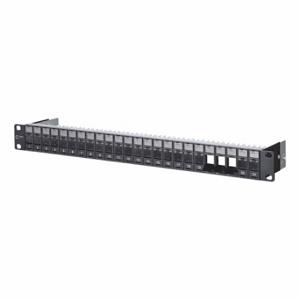 METZ CONNECT 130920-BKKE Patch Panel, Rack, ABS, 24 Ports, Unequipped | CT3CKX 802L06