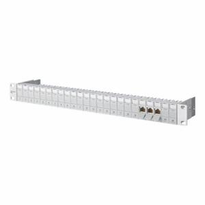 METZ CONNECT 130920-E Patch Panel, Rack, ABS, IDC Connection x RJ45, 180 Deg Mounting Angle, 24 Ports | CT3CLB 802L18