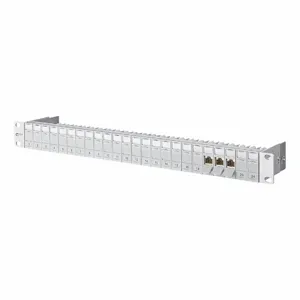 METZ CONNECT 130920-E Patch Panel, Rack, ABS, IDC Connection x RJ45, 180 Deg Mounting Angle, 24 Ports | CT3CLB 802L18