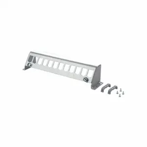 METZ CONNECT 130927-1200-E Patch Panel, Rail, Aluminum Zinc Sheet, 45 Deg Mounting Angle, 12 Ports, Unequipped | CT3CLM 802L20